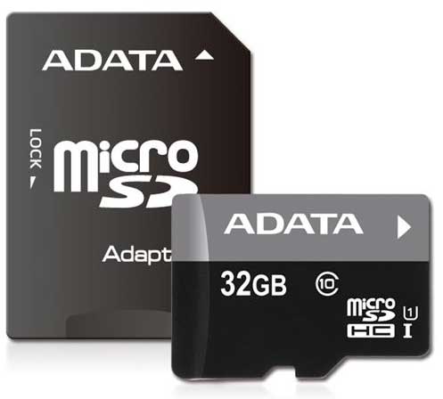 AData micro SD Memorijska kartica sa adapterom 32GB AUSDH32GUICL10-RA1