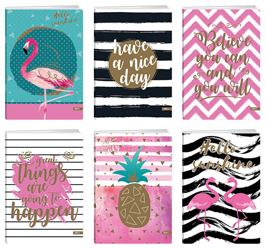 A5 Sveske na kvadratiće - pakovanje 10 komada Fashion