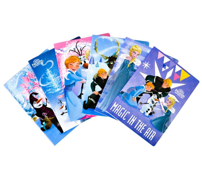 Velike sveske u kvadratiće 10 komada - Disney Frozen 32223