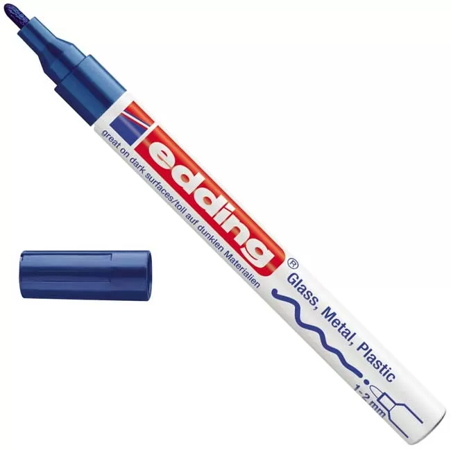 Paint marker Edding E-751 Plavi 4-751003