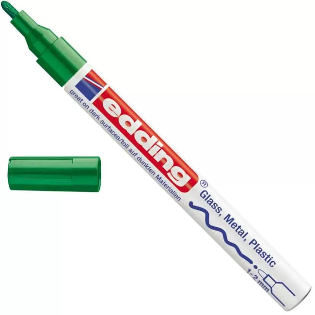 Paint marker Edding E-751 Zeleni 4-751004