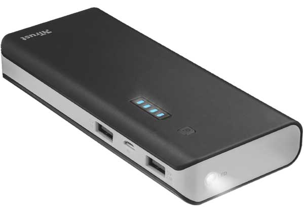 Trust Primo PowerBank 10.000mAh Eksterna baterija Crna