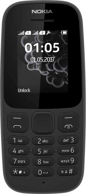 Mobilni telefon Nokia 105 Dual SIM Black