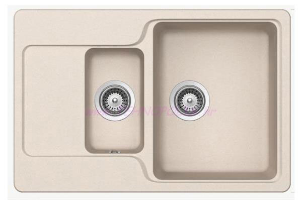  Granitna sudopera Manhattan D-150 krem