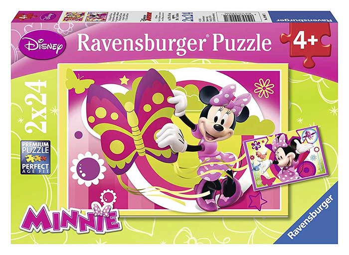 Ravensburger Puzzle 2u1 Dan sa Mini Maus 09047