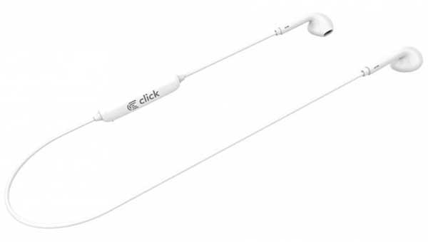 Click Bežične Bluetooth slušalice sa mikrofonom BE-W1 Bele