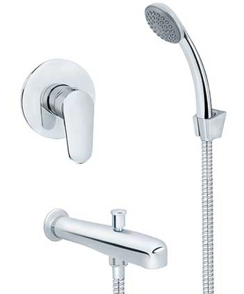 Rosan Jednoručna baterija za kadu sa tušem i izlivom JA312001