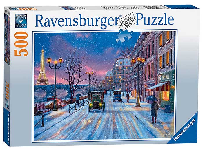 Slagalica 500 delova - Zima u Parizu - Ravensburger 14741