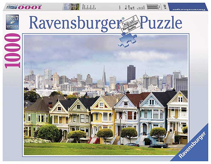 Ravensburger Puzzle 1000 delova - Painted Ladies San Fancisco 19365 - Image 1