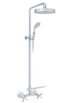 Rosan Baterija za tuš kadu sa usponskim i ručnim tušem XO37251