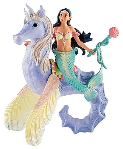 Schleich Figurice Bayala - Sirena Isabelle na leđima morskog konjica 70557