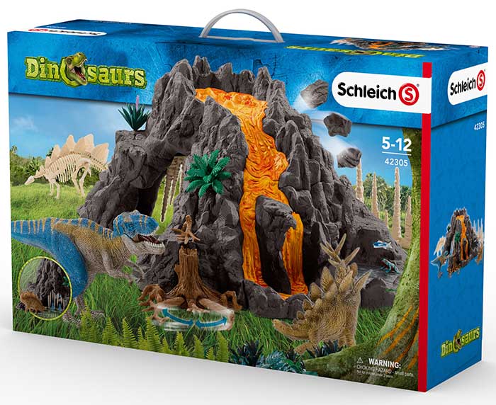 Schleich Figurice Praistorija - Vulkan i T-Reks 42305