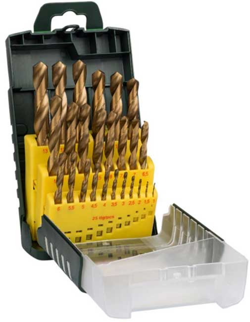 Bosch 25-delni set HSS-TiN burgija za metal 2607017154