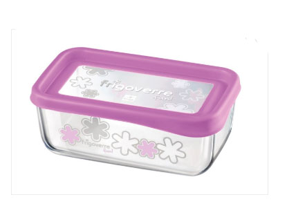 Posuda staklena Frigoverre Fun 21x13 cm ljubičasta 335160LJ