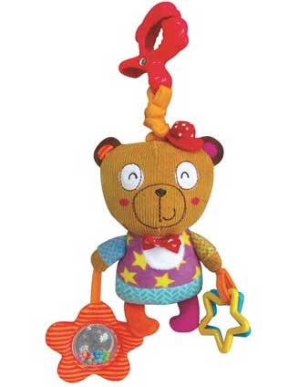 Prime Toys Viseća dečija igračka sa glodalicom Meda 0127206