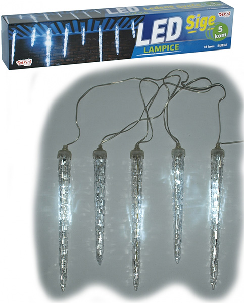 Novogodišnja dekoracija - ledenice za spoljnju i unutrašnju upotrebu