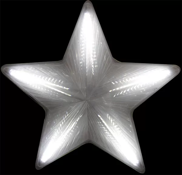 Novogodišnja dekoracija - Zvezda sa putujućim svetlom 50 cm - 180 LED Sijalica