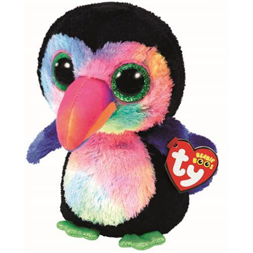 TY Beanie Boos Plišane igračke - Tukan Beaks 24cm MR37264 - Image 1