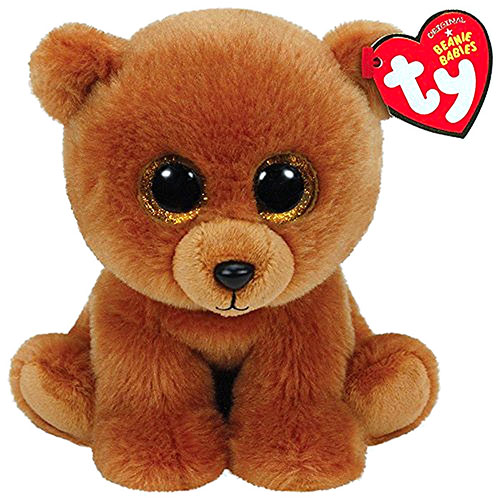 TY Beanie Boos Plišane igračke -  Medved Brownie 15cm MR42109
