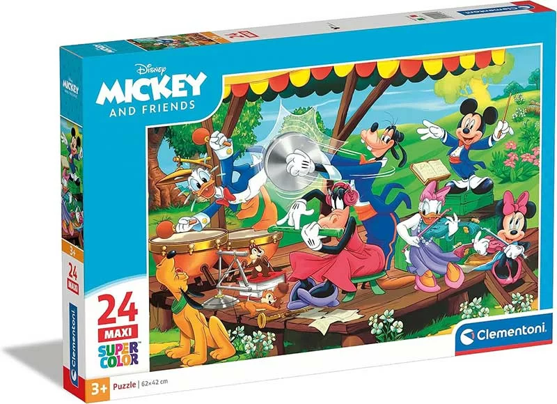 Puzzle slagalice za decu 24 maxi dela Disney Mickey And Friends Clementoni 24218