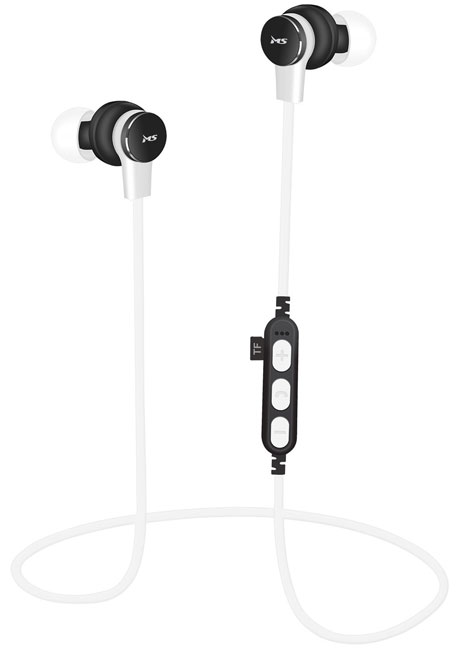 MS Track In-ear Bluethooth slušalice s mikrofonom Bele