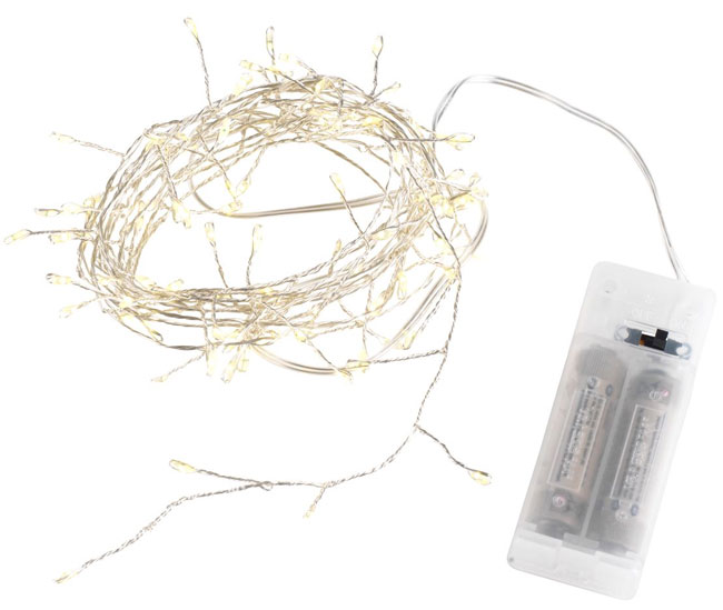 Novogodišnje dekorativne lampice na baterije 100 LED 288cm