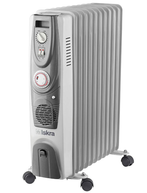Iskra Uljni radijator sa ventilatorom i 11 rebara YL-B07FT-11