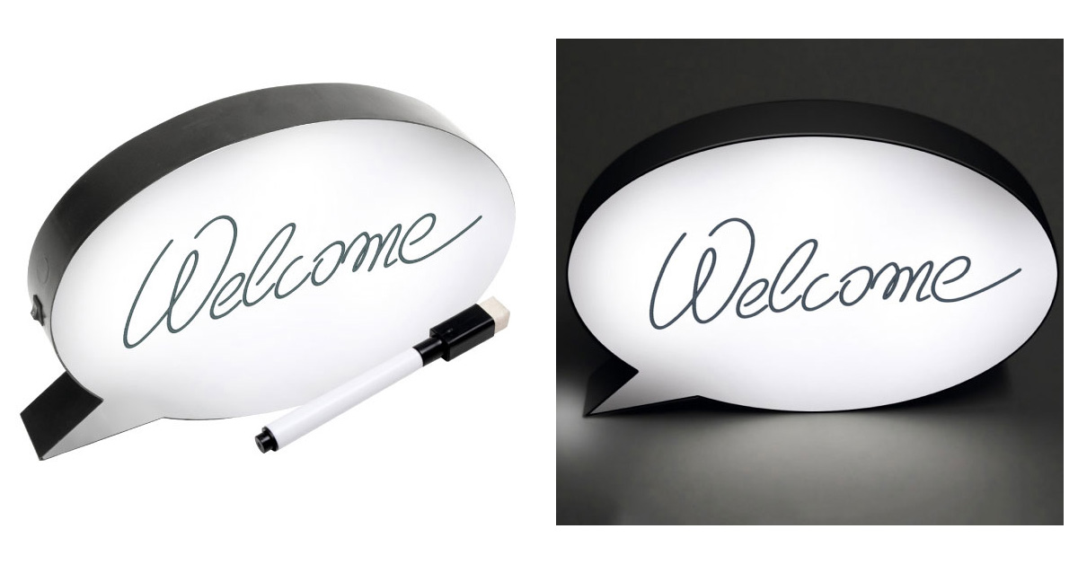 Dekorativna LED svetiljka sa površinom za pisanje WB30