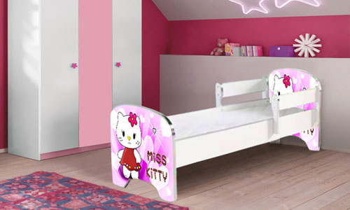 Dečiji krevet sa dušekom Pink Kitty 804