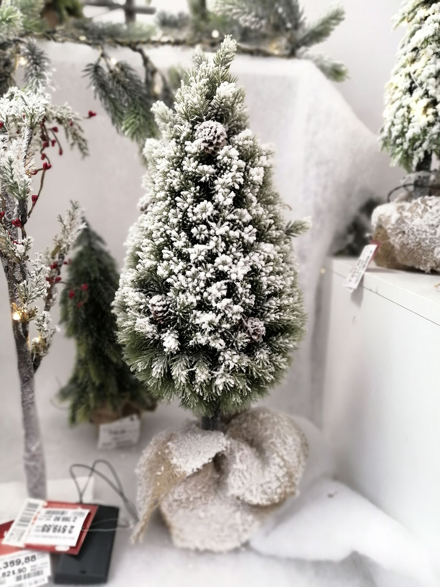 Deco Wood Stona Jelka u Saksiji Visine 40 cm