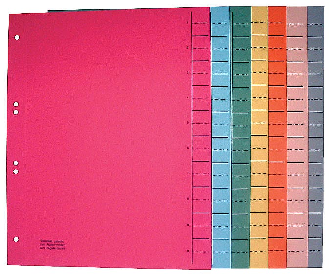 Pregradni Kartoni A4-100 kom, 04PK202