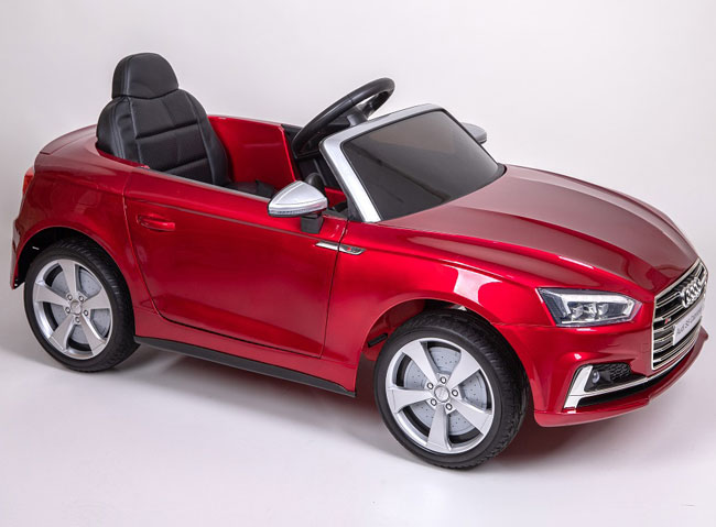 Automobil na akumulator Audi S5 Cabriolet crveni