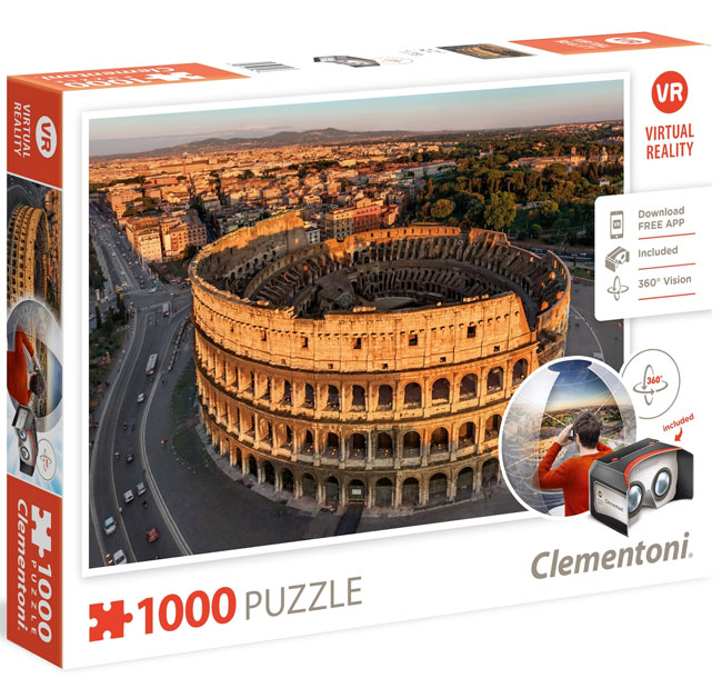 Clementoni Virtual Reality Puzzle 1000 delova Rim 39403