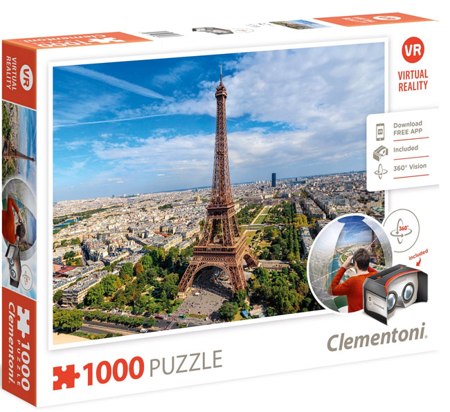 Clementoni Virtual Reality Puzzle 1000 delova Pariz 39402