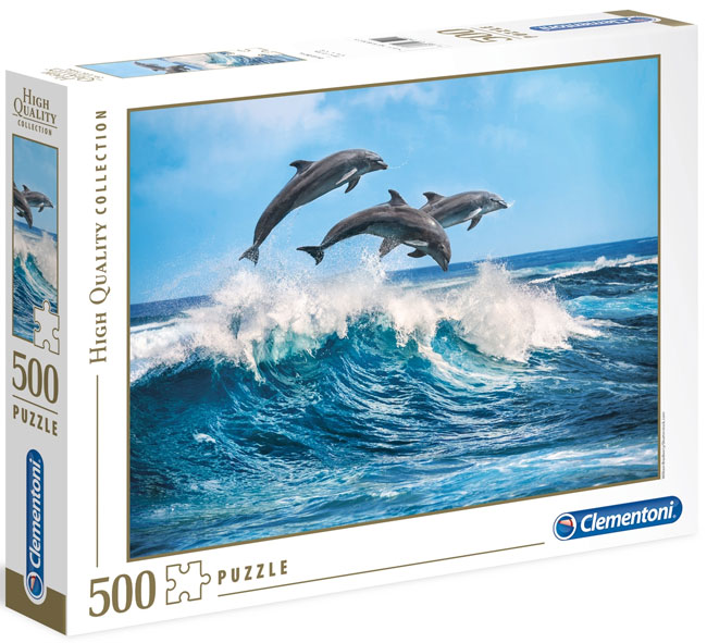 Clementoni Puzzle 500 delova Delfini 35055