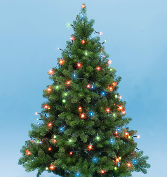 Novogodišnje lampice za jelku 200 višebojnih LED dioda KII200/M