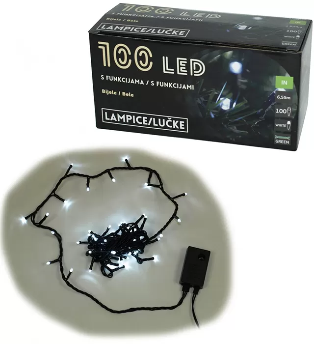 Novogodišnje sijalice Svetleća dekoracija 100 Lampica