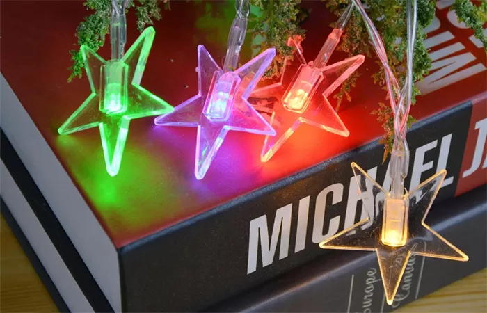 LED svetleće zvezdice 5 cm 20 kom