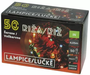 Lampice Za Jelku 50 Multikolor Sijalica
