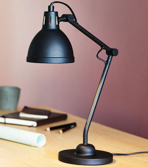 Stona lampa Patrick Black