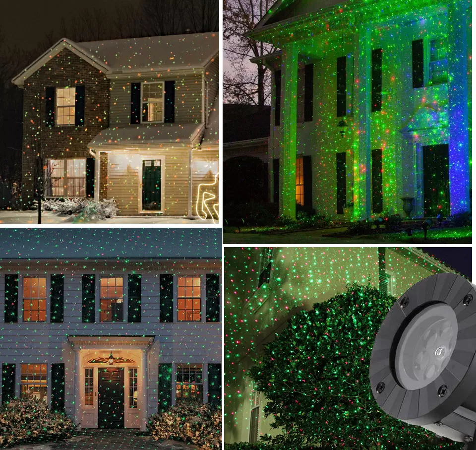 Party Laserski Projektor Za Spoljnu ili Unutrašnju Upotrebu Sa Daljinskim Upravlječem - Zvezdano Nebo