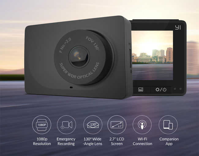 Kamera za snimanje tokom vožnje Yi Compact Dash Camera C1A/YCS.1A17
