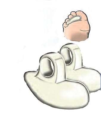 Jastuče-Plantarni Umetak Za Nožne Prste FT-1266 - Image 1