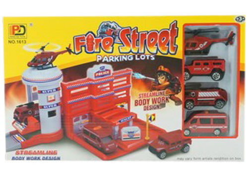 Vatrogasna stanica sa autićima 0100036