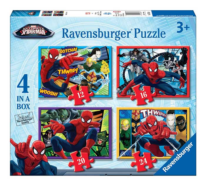 Ravensburger slagalice 4 u 1 - Spiderman 07363