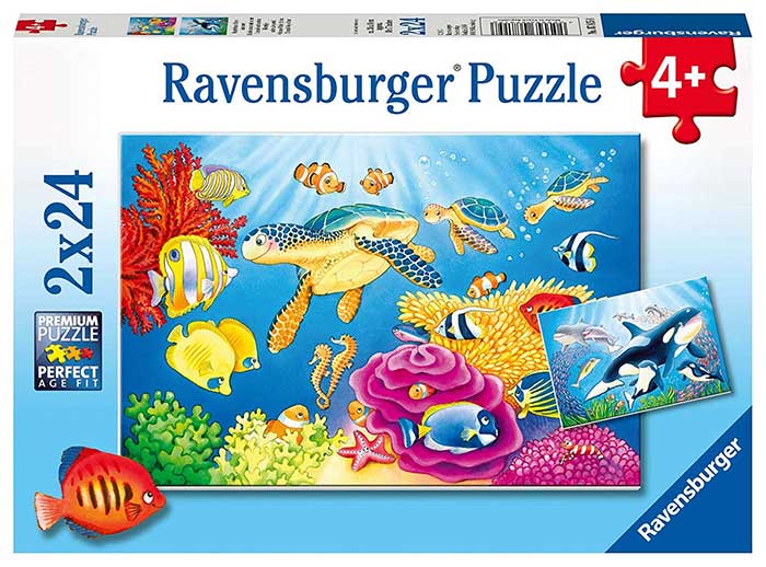 Ravensburger Puzzle 2x24 Podvodni svet 07815