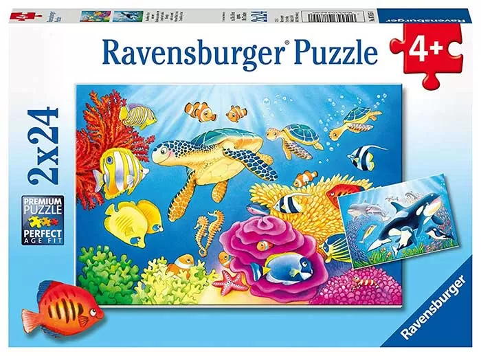 Ravensburger Puzzle 2x24 Podvodni svet 07815