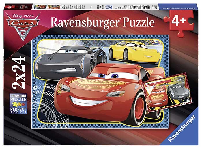 Ravensburger Puzzle 2x24 Dizni Automobili 07816