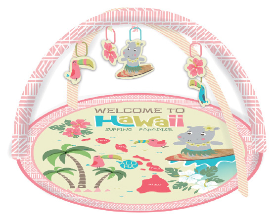 KIKKA BOO Podloga za igru ALOHA