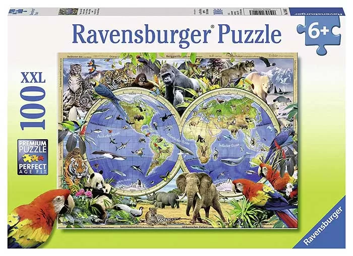 Ravensburger Puzle 100 delova - Životinje sveta 10540
